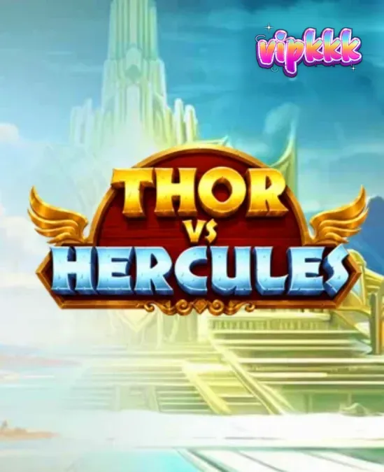 Cena de batalha épica entre Thor e Hércules no slot Thor vs Hercules